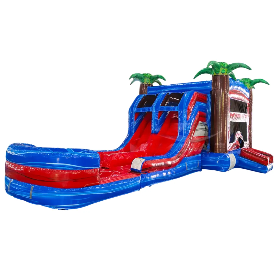 Baja Splash Dual Lane Bounce House with Slide Combo rental