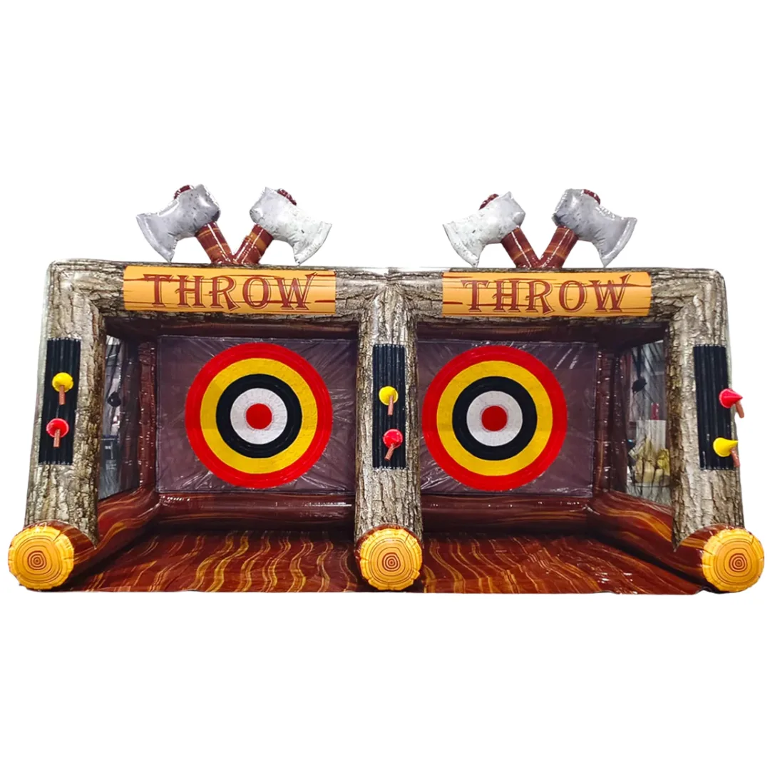 Double Axe Throw Interactive Inflatable Game rental